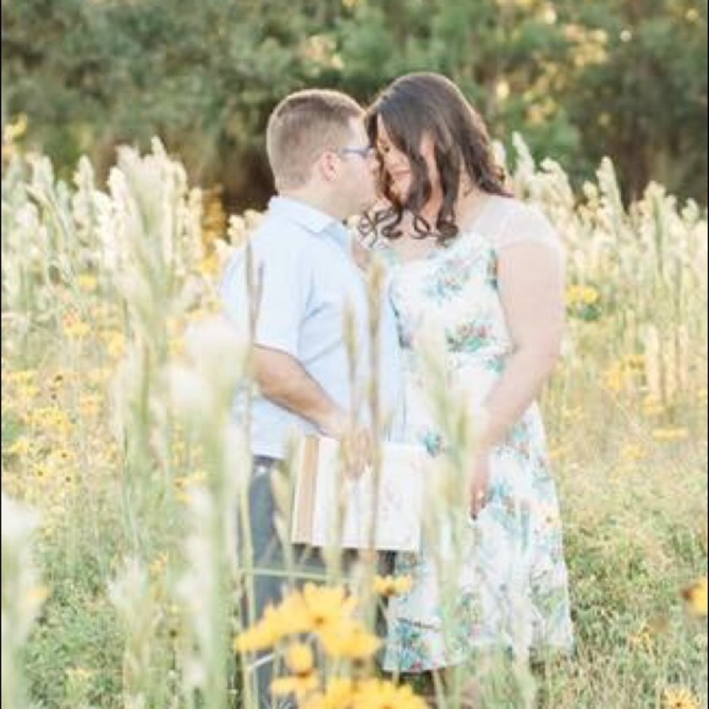 White Floral ASOS Lace Dress - Size 18